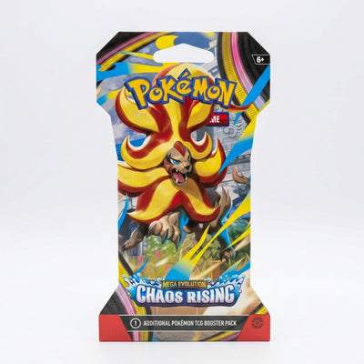 Pokémon TCG Mega Evolution: Chaos Rising Booster Pack (6+) – 1 Additional Card Pack