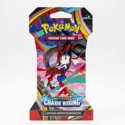 Pokémon TCG Mega Evolution: Chaos Rising Booster Pack – Special Edition (6+) | 1 Additional Card Pack