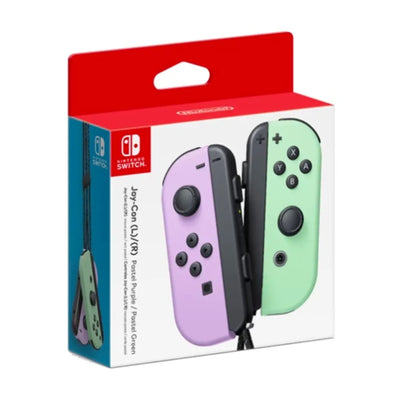 Nintendo Pastel Purple Pastel Green Joy-Con