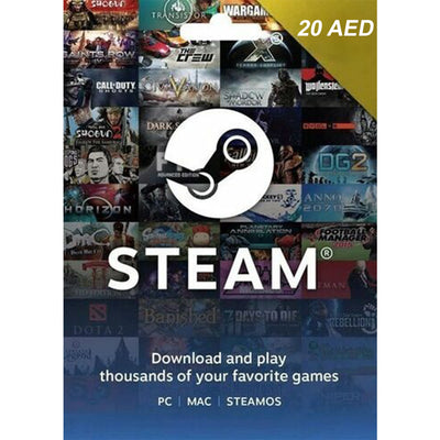 Steam Wallet Gift Card 20 AED Steam Key UNITED ARAB EMIRATES