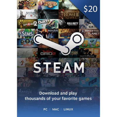 Steam Gift Card $20 (US)