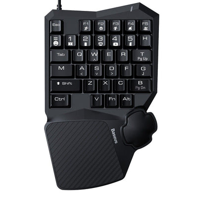 Baseus Gamo One Handed Gaming Keyboard Black