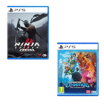 PS5 Combo Offer: Ninja Gaiden Black + Minecraft Legends Deluxe Edition