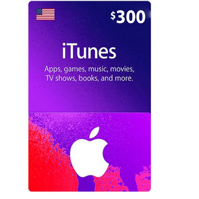 iTunes Gift Card $300 (US) - Instant Delivery