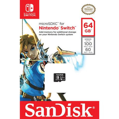 Memory Card 64GB for Nintendo Switch