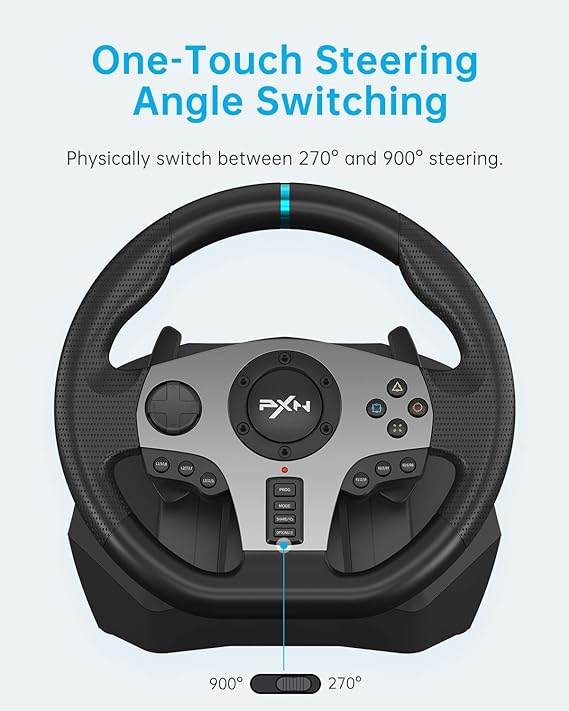 pxn2 PXN V9 Gaming Racing Wheel with Pedals and Shifter