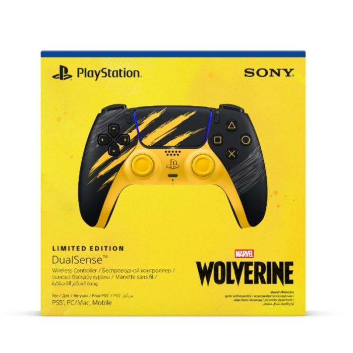 DualSense Wolverine Battle Yellow Limited Edition Wireless Controller-04