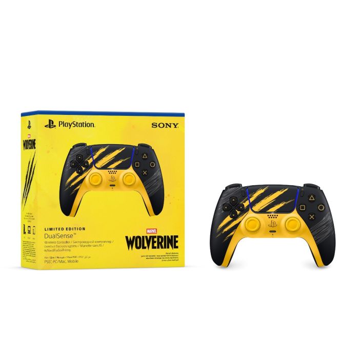 DualSense Wolverine Battle Yellow Limited Edition Wireless Controller-05